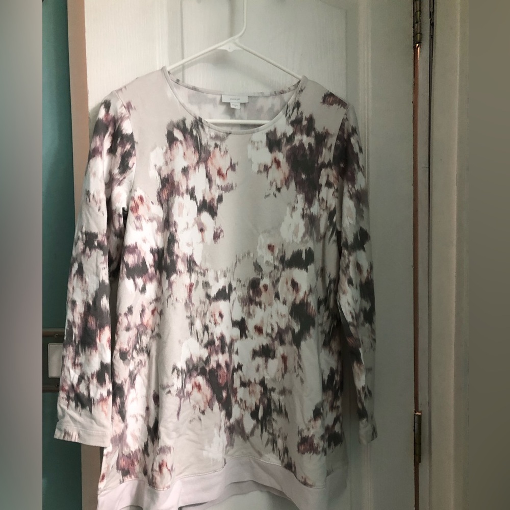 ! J Jill Pima cotton pullover, medium, Lightweight